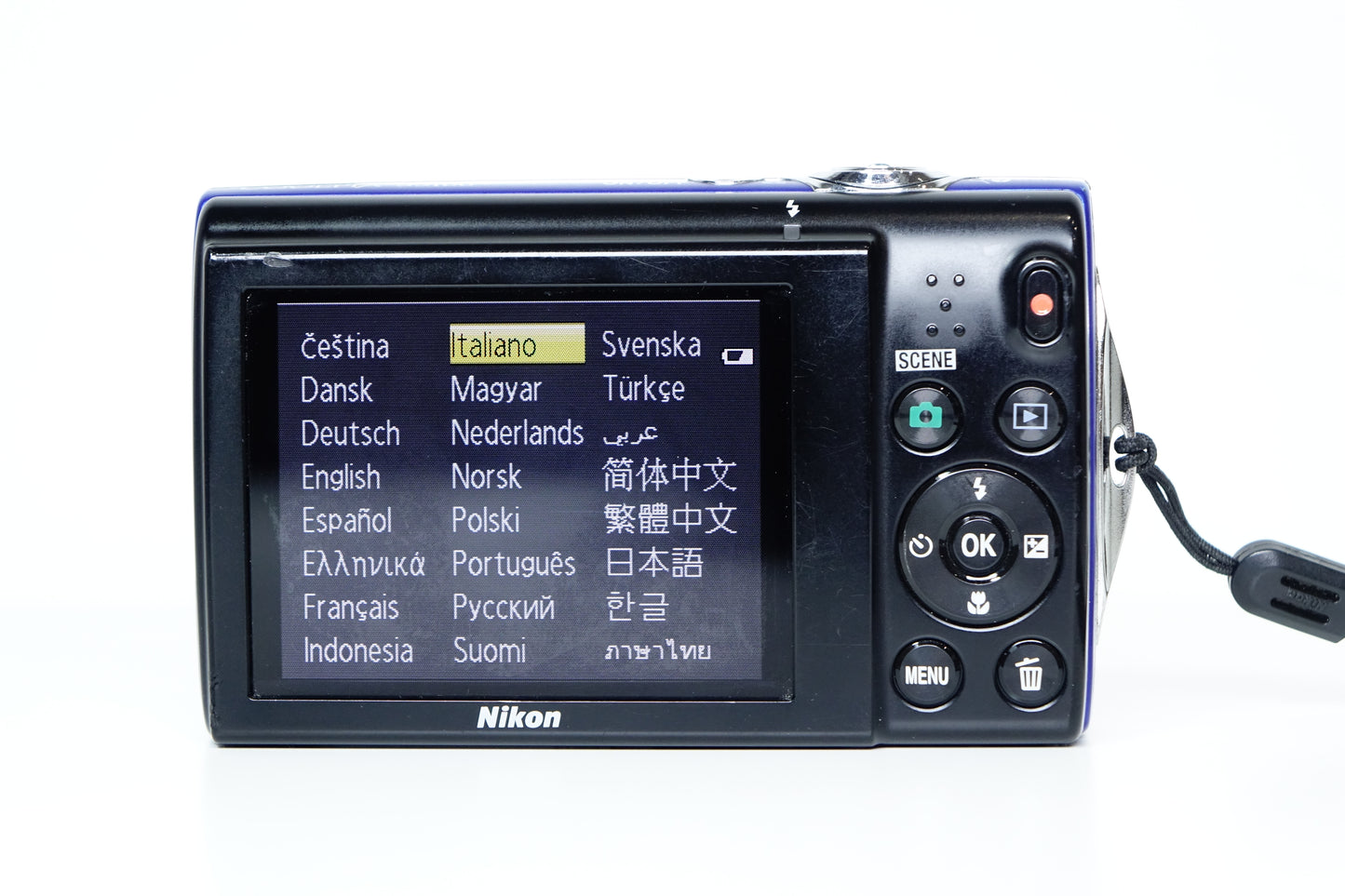 Nikon Coolpix S5100 Fotocamera Compatta Blu + SD - GARANZIA 12 MESI