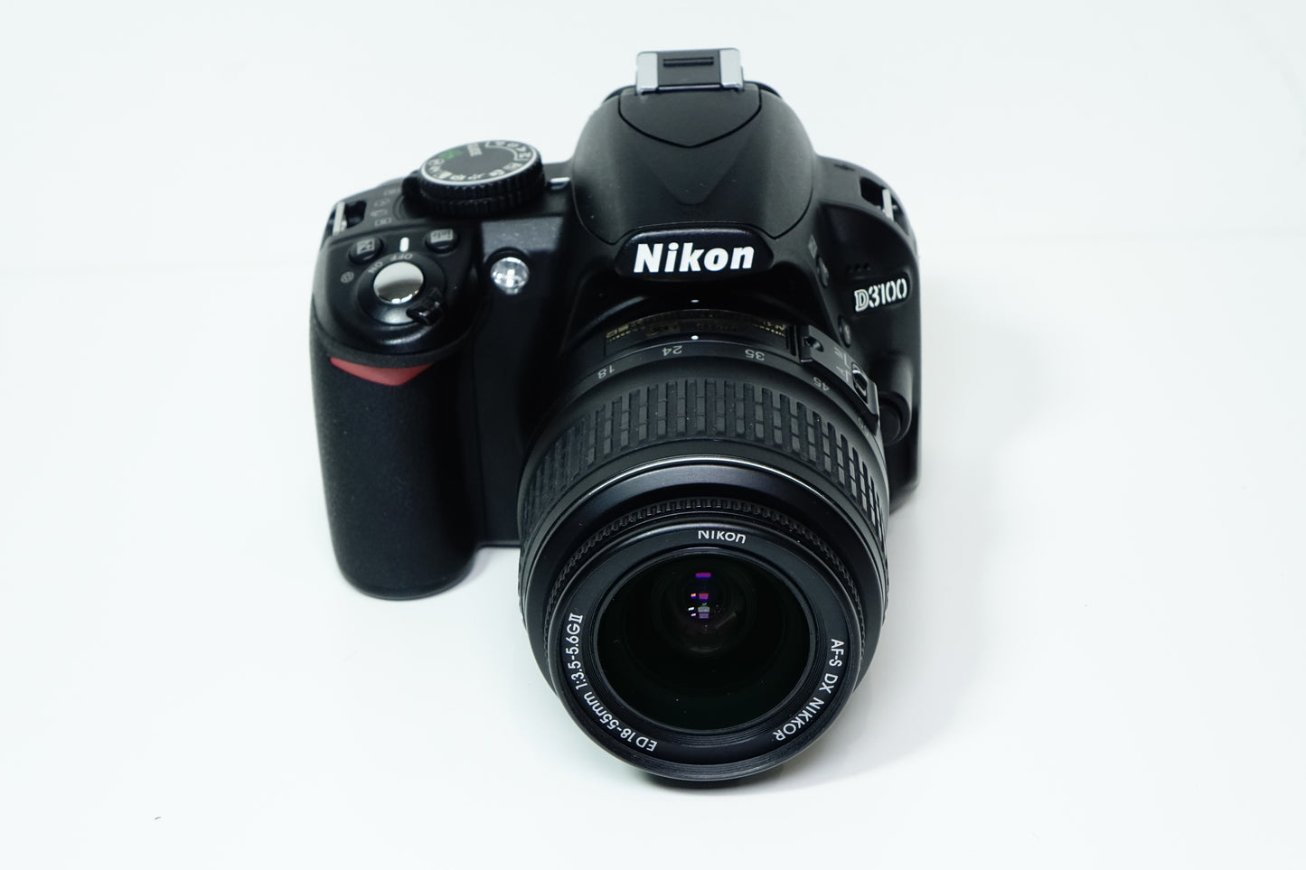 Nikon D3100 Obiettivo DX 18-55mm ED G II - BORSA 6415 SCATTI - Garanzia 12 mesi