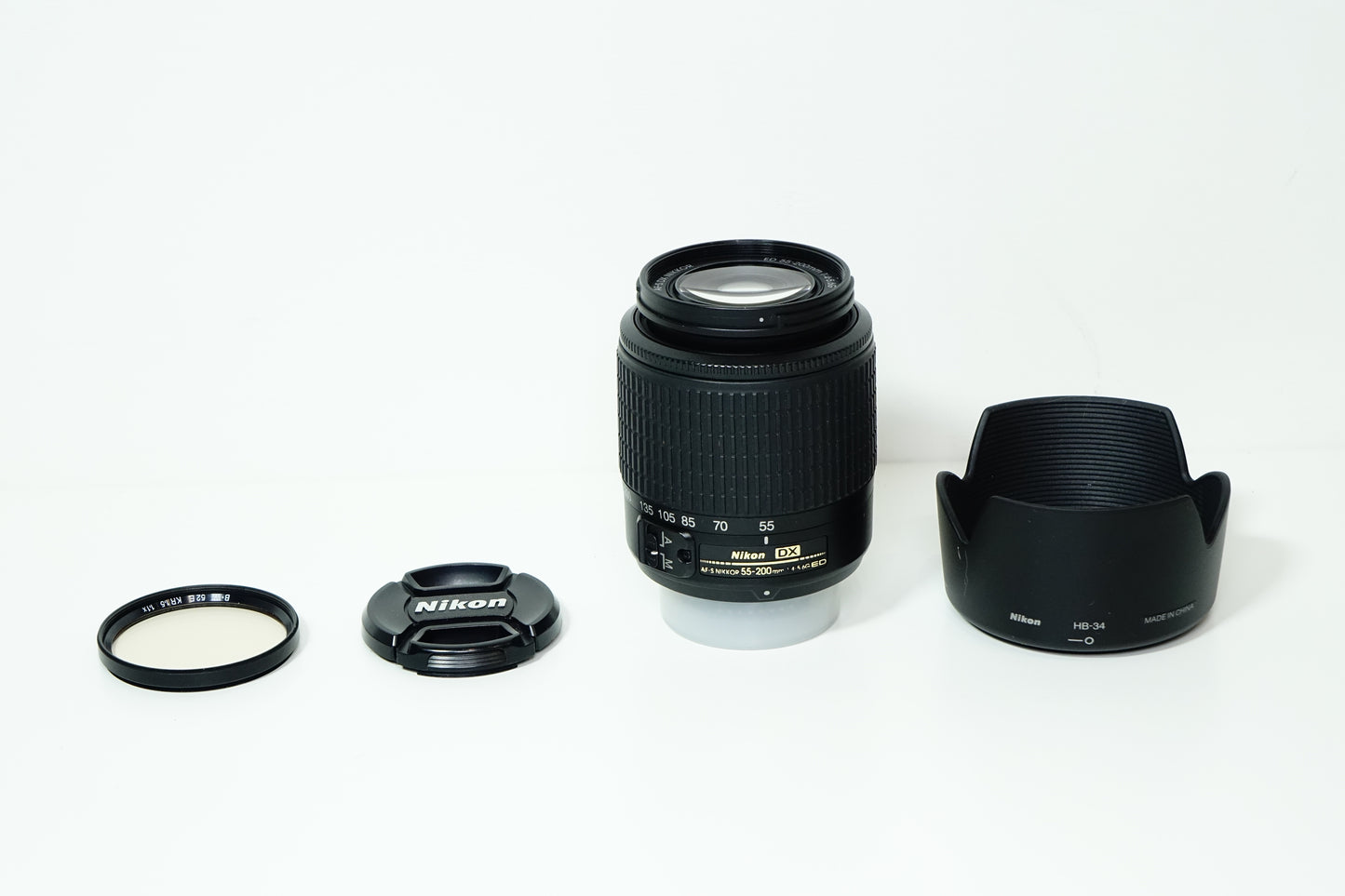 Nikon DX AF-S Nikkor 55-200mm f/4-5.6 G ED Teleobiettivo Zoom - Garanzia 12 mesi