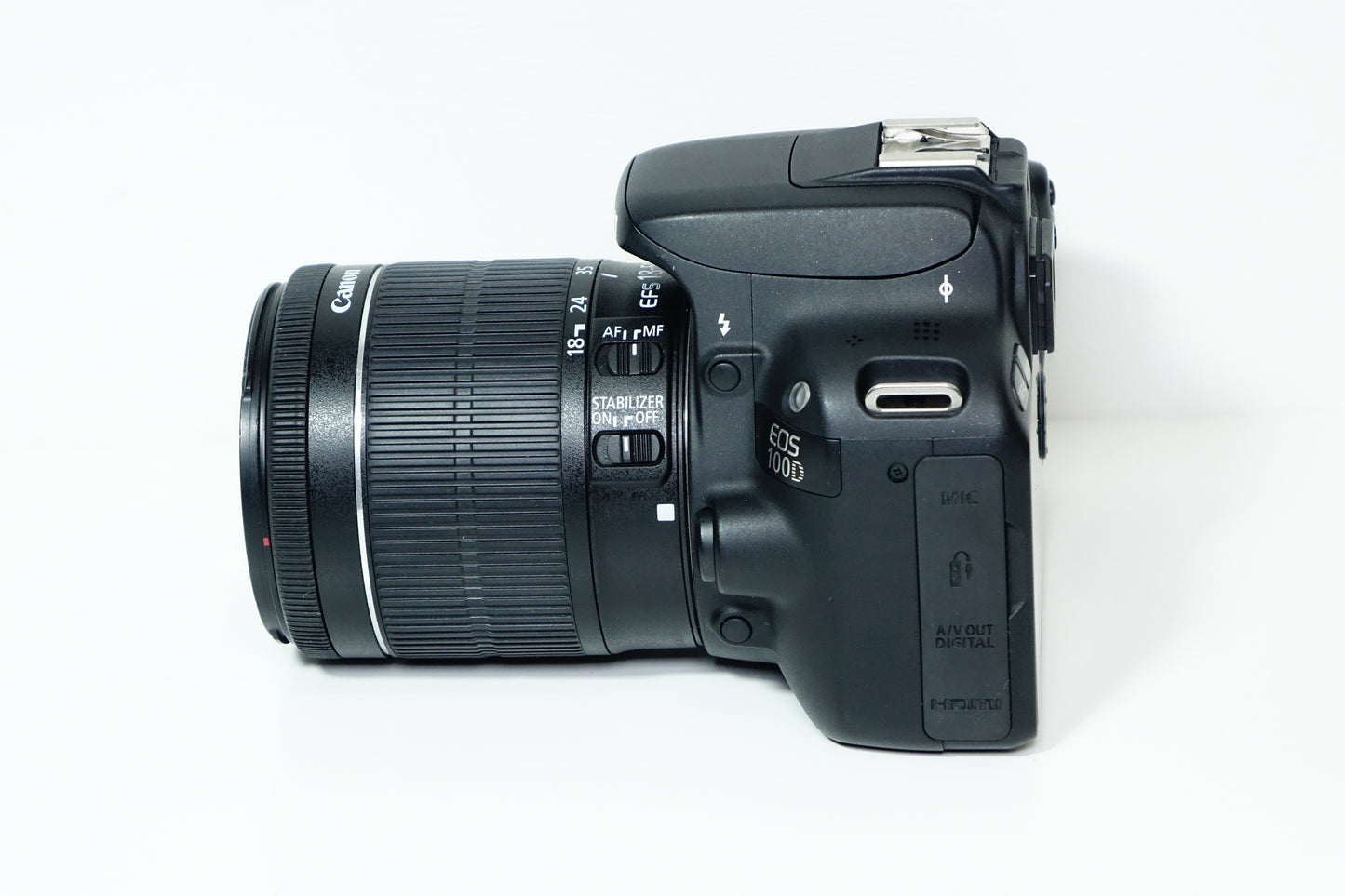 Canon EOS 100D Obiettivo 18-55mm STM SD 8GB Borsa 6571 SCATTI - Garanzia 12 mesi