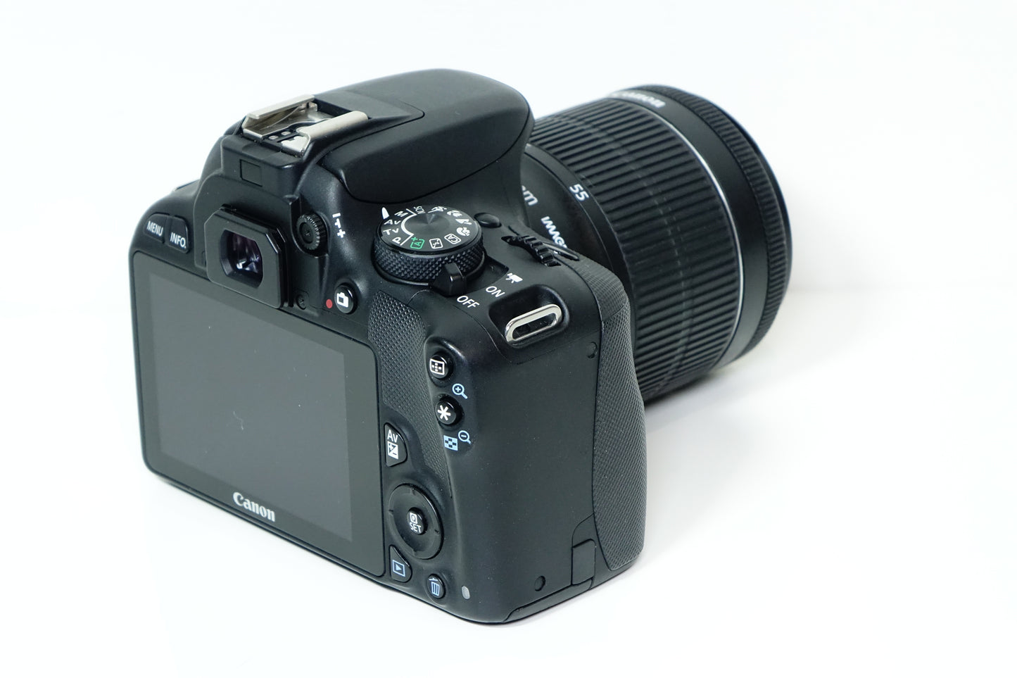 Canon EOS 100D Obiettivo 18-55mm STM SD 8GB Borsa 6571 SCATTI - Garanzia 12 mesi