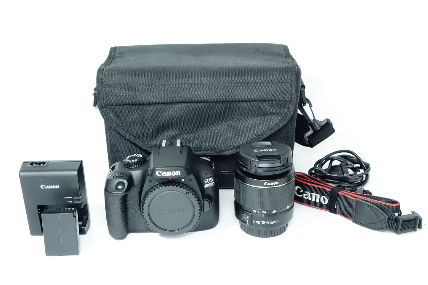 Canon EOS 4000D 18MP Obiettivo 18-55mm III Borsa - 293 SCATTI - Garanzia 12 mesi