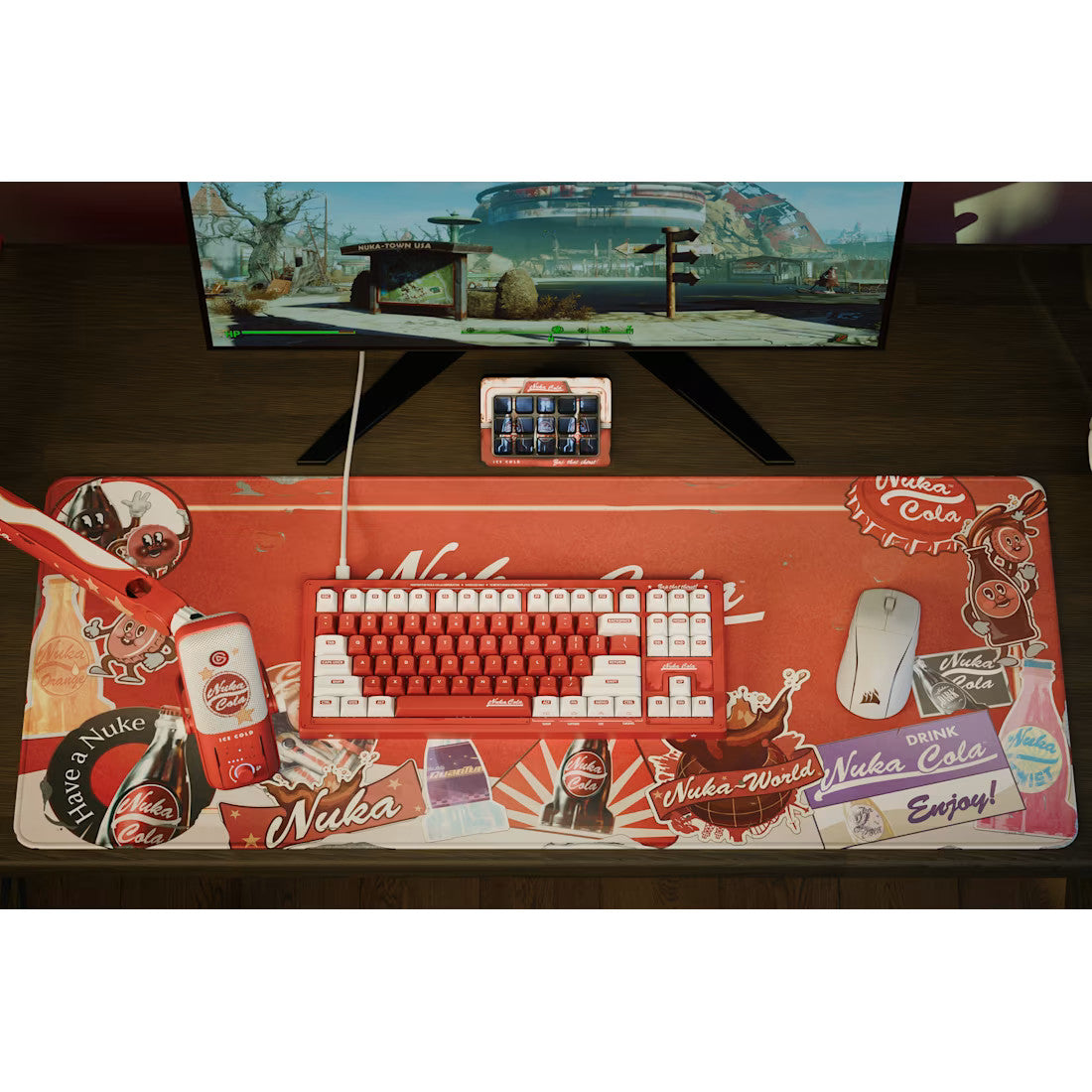 DROP CSTM80 Mechanical Keyboard TKL RGB FALLOUT NUKA COLA EDITION - NEW SEALED