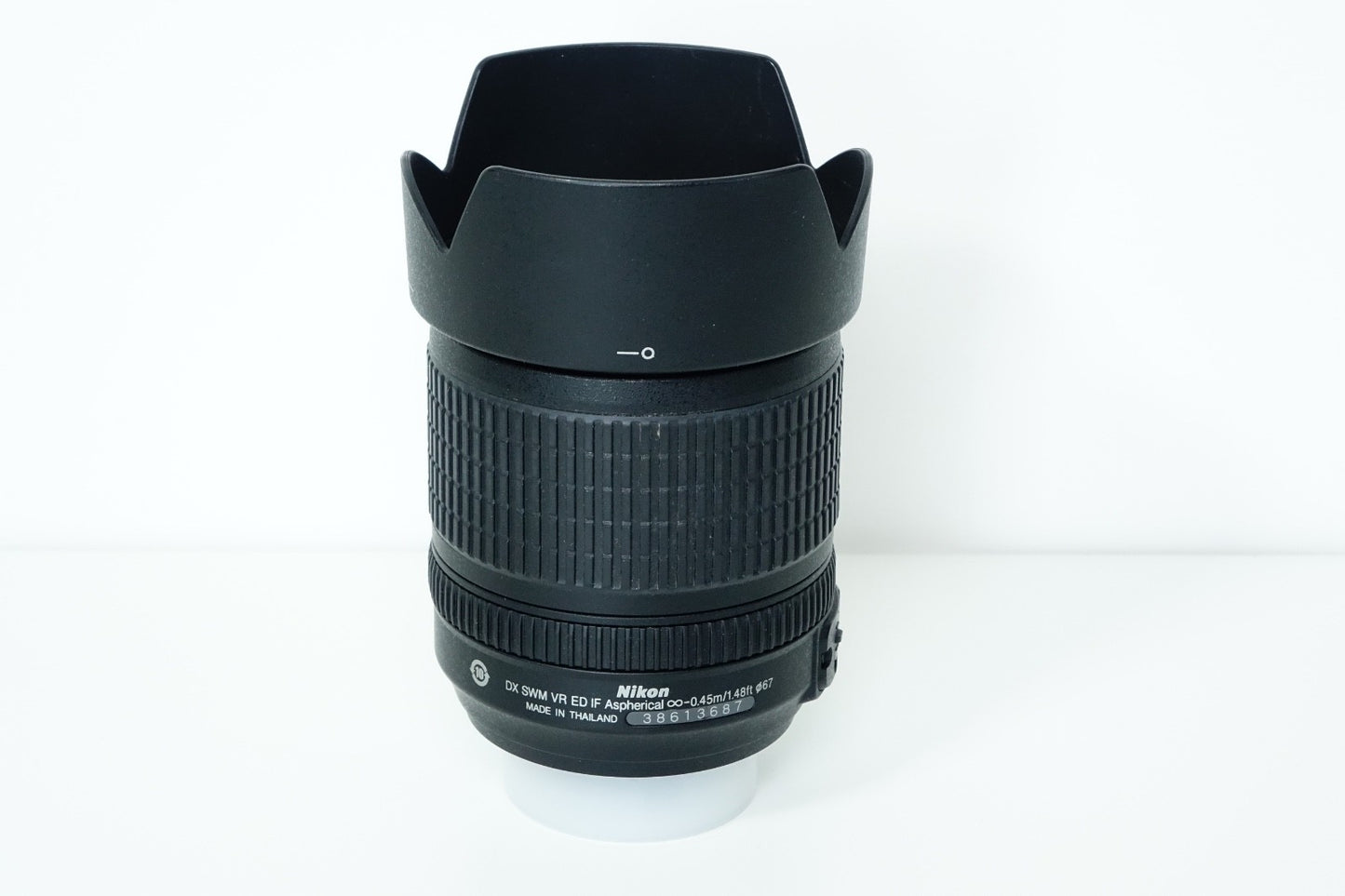Obiettivo NIKON Nikkor AFS DX 18-105mm F/3,5-5,6 G ED VR Paraluce - Garanzia 12 mesi